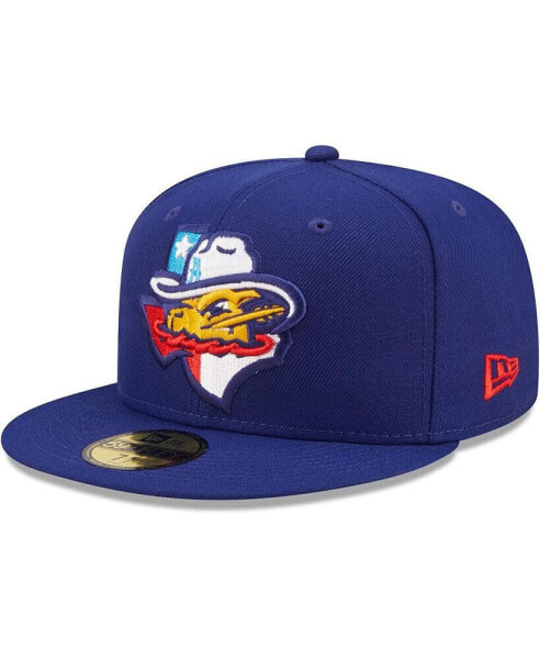 Men's Royal Amarillo Sod Poodles Authentic Collection 59FIFTY Fitted Hat
