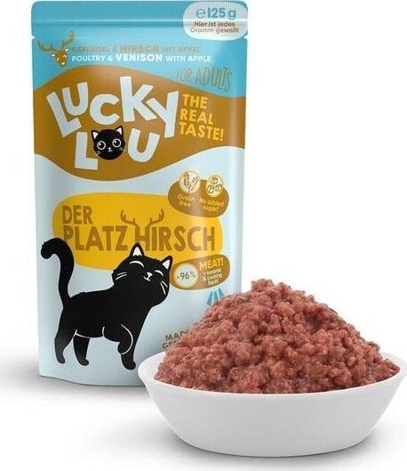 Catz Finefood Lucky Lou Karma Dla Kota Drób Jeleń 125g