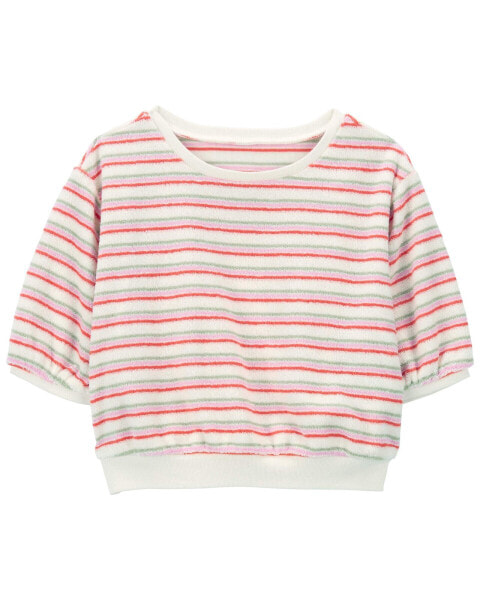 Baby Striped Terry Top 3M