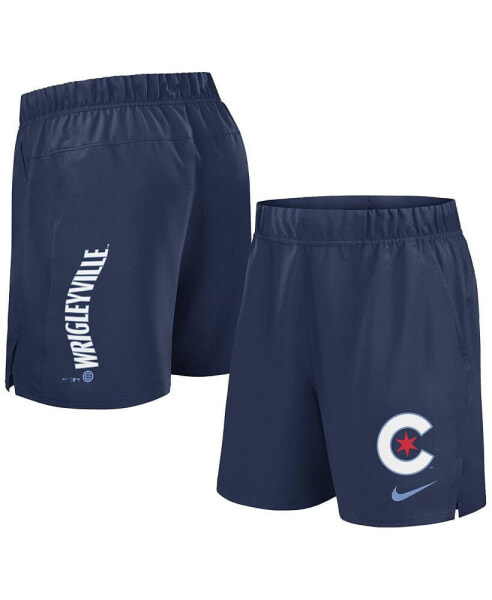 Men's Navy Chicago Cubs 2024 City Connect Woven Victory Performance Shorts