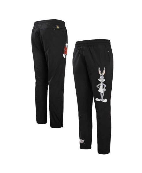 Men's Black Looney Tunes Bugs Bunny Upside Down Joggers