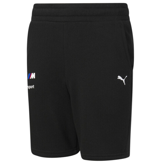 Puma Bmw Mms Essential Shorts Boys Black Casual Athletic Bottoms 53654501