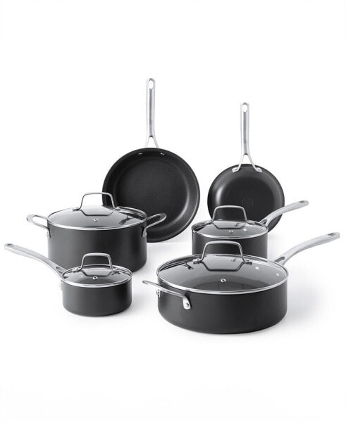 Bosworth Hard Anodized 10 Piece Cookware Set