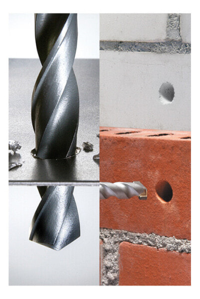 kwb 420200 - Drill - Drill bit set - Plastic,Profile,Sheet metal,Wood - High-Speed Steel (HSS) - 4 - 5 - 6 - 8 mm - 4 - 5 - 6 - 8 mm