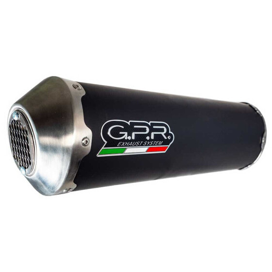 GPR EXHAUST SYSTEMS Evo4 Road Sportcity 200 05-07 CAT homologated slip on muffler