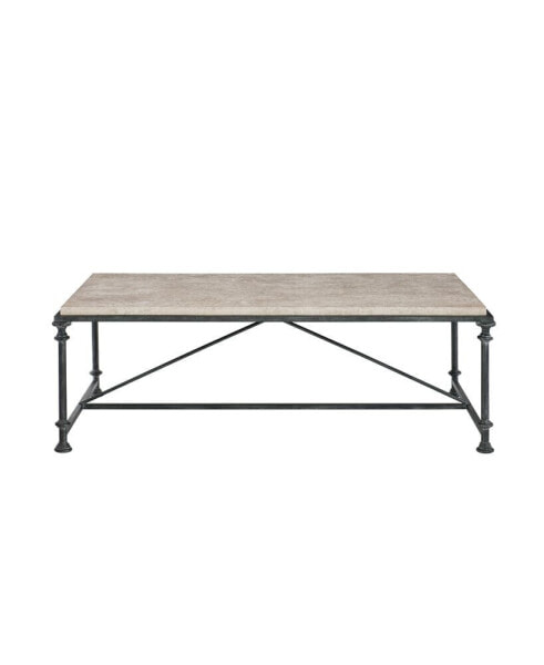 Galesbury Rectangular Metal Cocktail Table