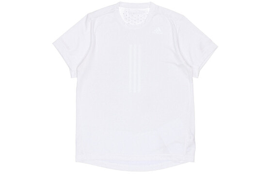 adidas 训练速干运动圆领短袖T恤 男款 白色 / Футболка Adidas T featured_tops t_shirt EI6393