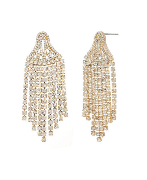 Pave Tassle Earring