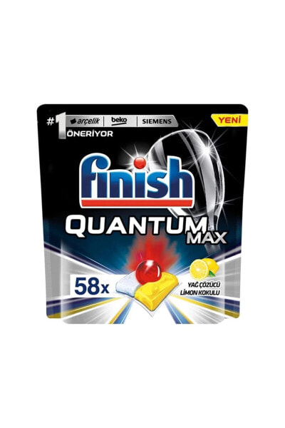 Таблетки для посудомоечных машин Finish Quantum Max 2 Adet X 58 Tablet.
