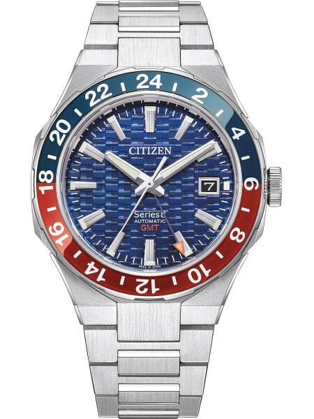 Citizen NB6030-59L Series 8 Automatic GMT Mens Watch 41mm 10ATM