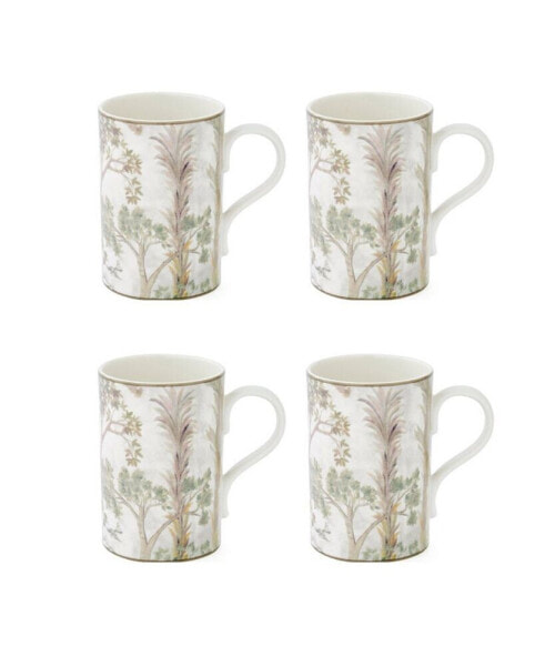 Tall Trees Mugs, Set of 4