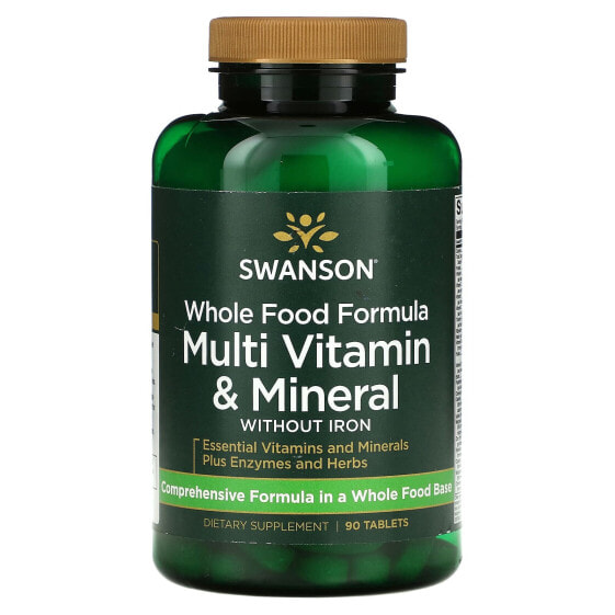 Витаминно-минеральный комплекс Swanson Whole Food Formula, 90 таблеток