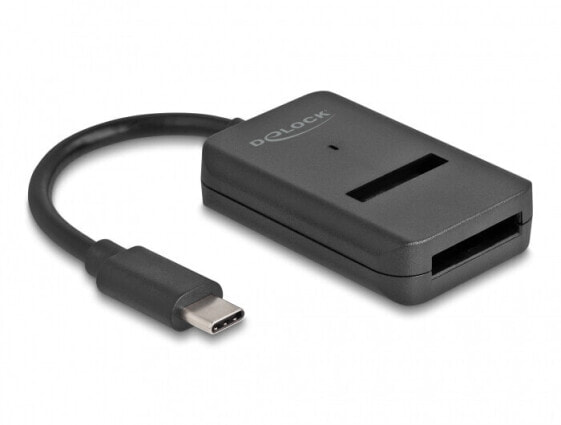Delock 64198 - USB Type-C - M.2 - Male - Black - 0.1 m - 10 Gbit/s