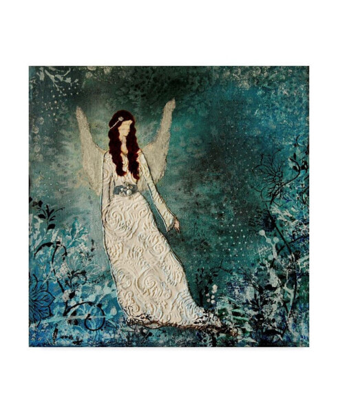 Картина холодного сезона Trademark Global janelle Nichol 'Winter Angel' Canvas Art - 24" x 24"