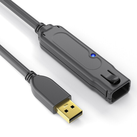 Разъем USB 2.0 PureLink DS2100-060 - 6 м - USB A - USB A - 480 Мбит/с - Черный