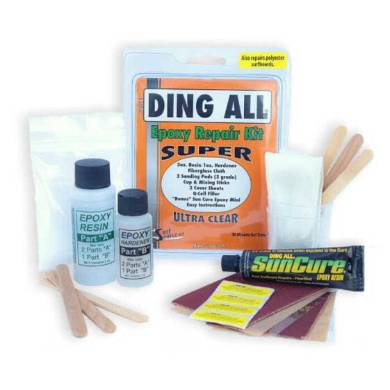 SUN CURE Ding All Super Epoxy 3Oz Repair Kit