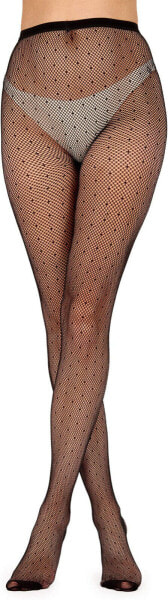 Pretty Polly Spot Net Tights Black - PNAXC2