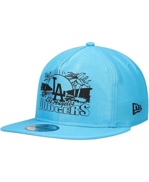 Men's Blue Los Angeles Dodgers Neon Golfer Snapback Hat