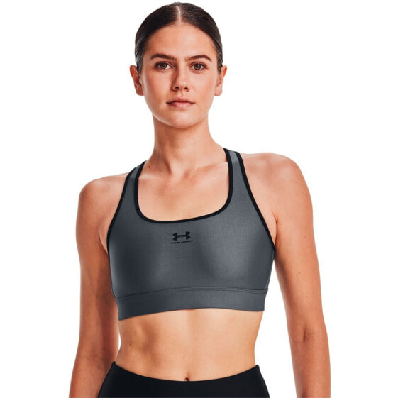 UNDER ARMOUR HeatGear Padless Sports Bra Medium Impact