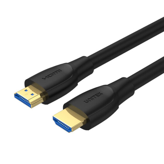 Кабель HDMI Unitek International C11043BK - 10 м - тип A (стандартный) - 18 Гбит/с - канал аудиовозврата (ARC) - черный