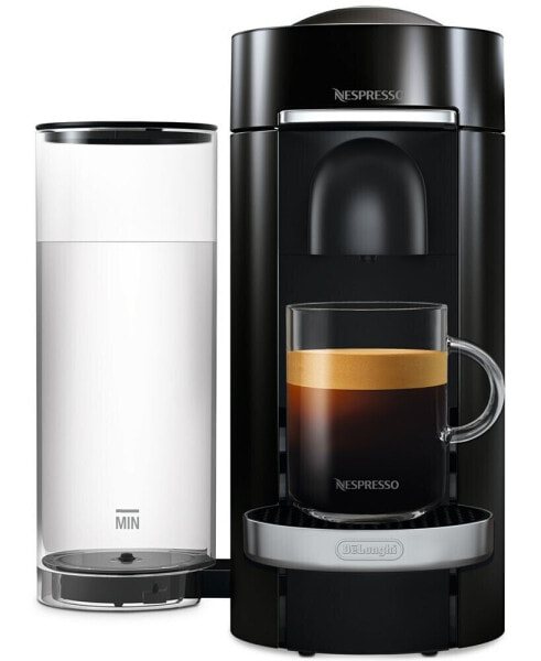 Vertuo Plus Deluxe Coffee and Espresso Machine by De'Longhi in Black