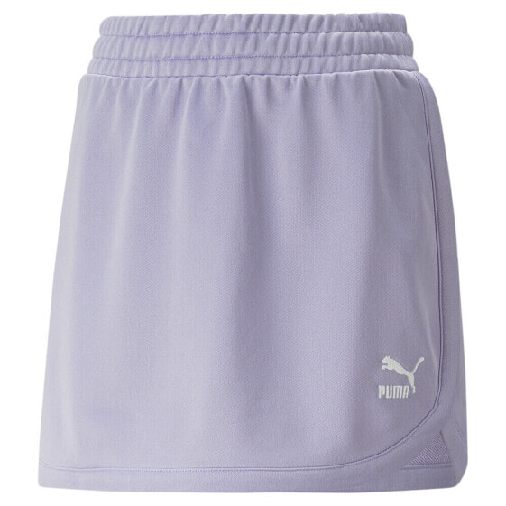 Puma Classics ALine Skirt Womens Purple Casual 53806125