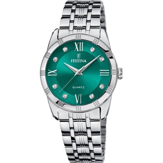 Мужские часы Festina F16940/F Зеленый Серебристый