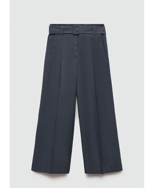 Women's Belted Lyocell Pants