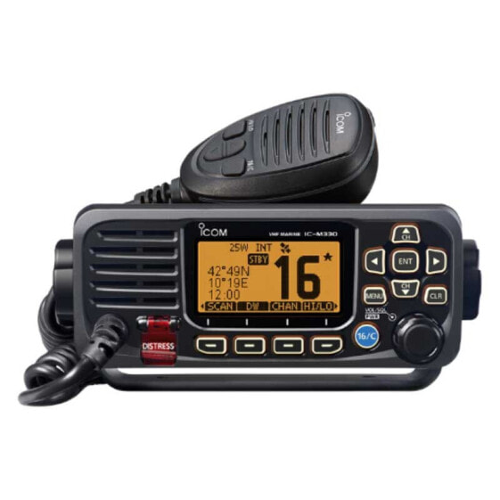 ICOM IPX7 25W IC-M330GE Fixed Marine VHF Radio Station