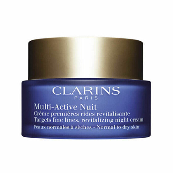 Clarins Multi-Active Revitalizing Night Cream Ночной крем против мелких морщин для нормальной и сухой кожи