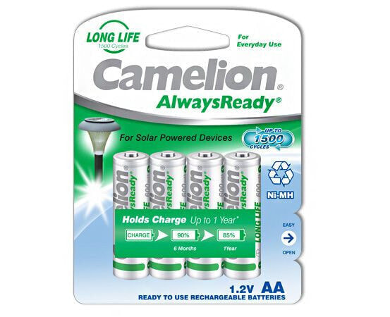 Батарейка Camelion NH-AA600AR-BP4 NiMH 600 mAh 1.2 V - Белая