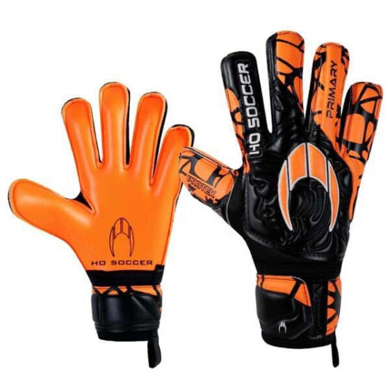 Вратарские перчатки HO Soccer Primary Protek FL Axial Orange