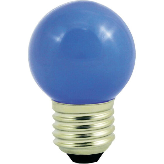 Лампочка LED LightMe LM85251 EEK G A - E27 Tropfenform 1 Вт Синий 45 мм 69 1 шт.