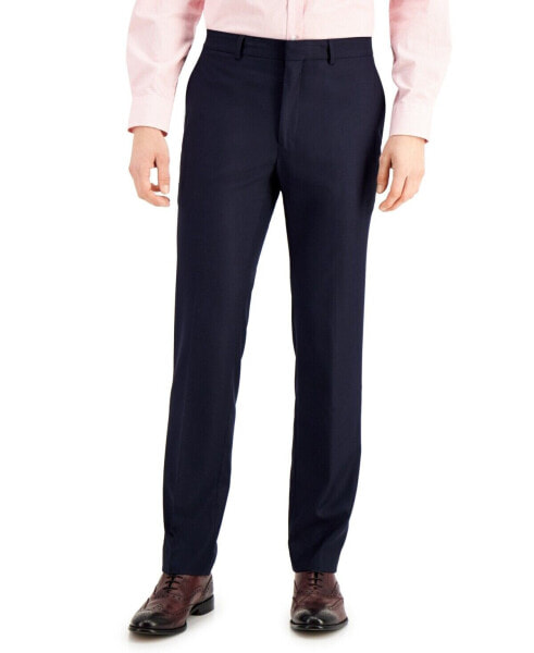 Kenneth Cole Reaction Men's Slim Fit Techni-Cole Suit Pants Navy 33W 32L