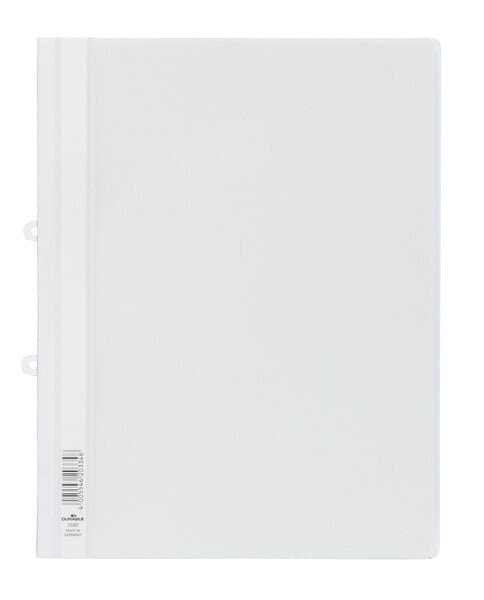 Durable Clear View Folder - Transparent - White - PVC - A4