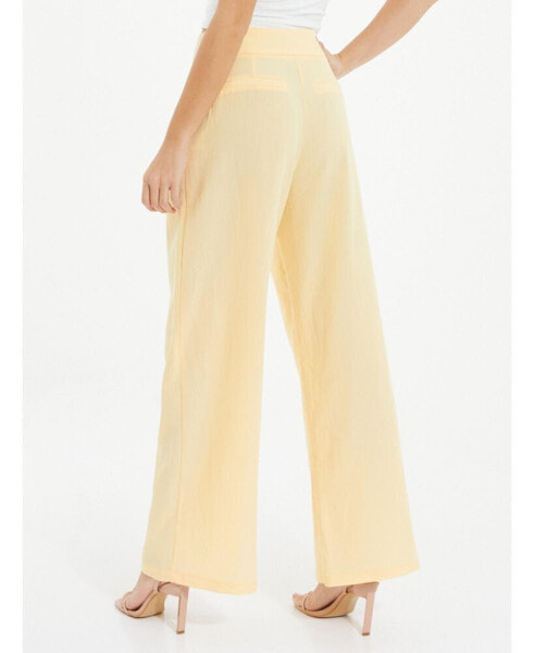 Women's Linen Palazzo Trouser