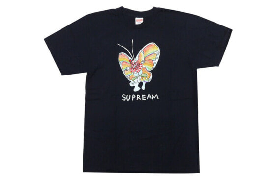 Supreme SS16 Gonz Butterfly 小丑蝴蝶图案短袖T恤 男女同款 送礼推荐 / Футболка Supreme SS16 Gonz Butterfly T SUP-SS16-007