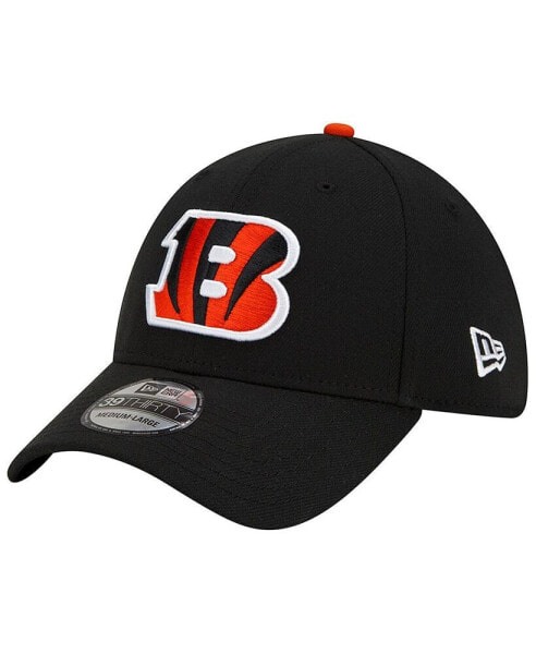 Men's Black Cincinnati Bengals Classic 39THIRTY Flex Hat