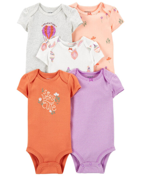 Baby 5-Pack Short-Sleeve Original Bodysuits 18M