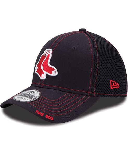 Men's Boston Red Sox Navy Blue Neo 39THIRTY Stretch Fit Hat-