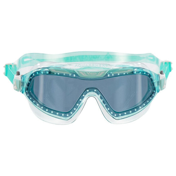 Плавательные очки Aquasphere Vista Xp с затемненными линзами, зеленого цвета