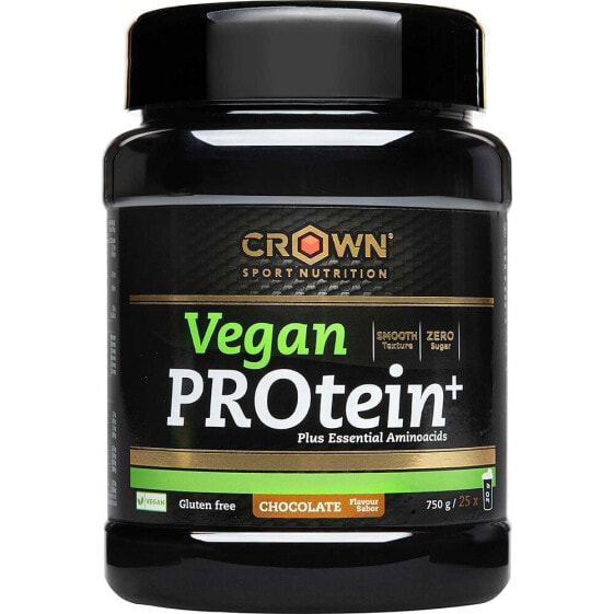Протеин VEGAN PROtein+ Шоколадный порошок 660 г от CROWN SPORT NUTRITION