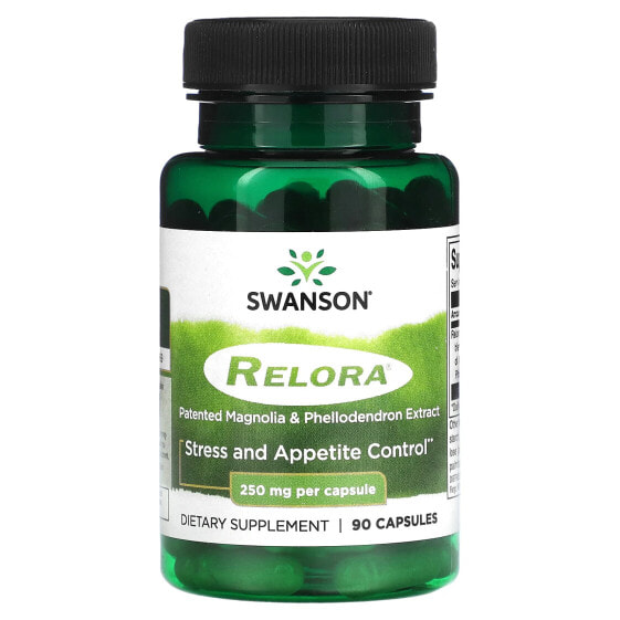 Витамины для нервной системы Swanson Relora, 250 мг, 90 капсул