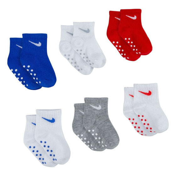 NIKE KIDS Gripper socks 6 pairs