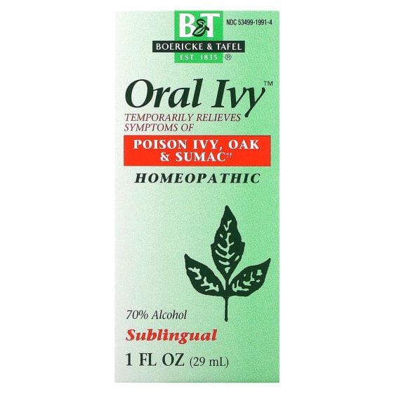 Гомеопатическое средство Boericke & Tafel Oral Ivy, 1 фл оз (29 мл)