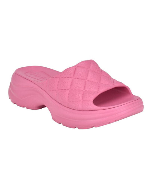 Women's Fenixy Quilted Lug-Sole Pool Slides