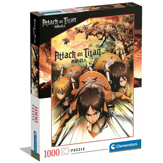 CLEMENTONI Puzzle 1000 Pieces Anime Collection Attack On Titans