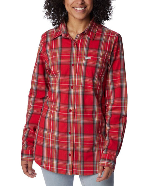 Women's Anytime Patterned Long-Sleeve Shirt