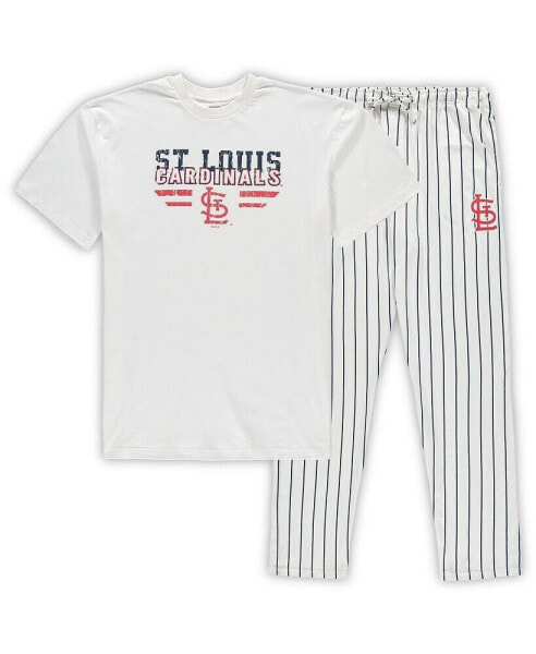 Пижама Concepts Sport St Louis Cardinals Pinstripe Tall