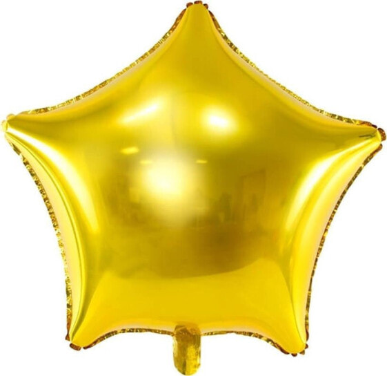 Украшение для праздников Party Deco Баллон фольгированный золотая звезда - 48 см - 1 шт. uniwersalny
